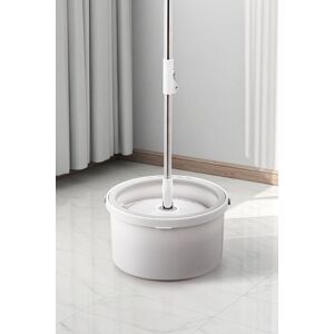 Living and Home 360° Rotating Hands-free Wringing Cleaning Mop Bucket Set Self-Cleaning Push-to-Spin Mop with 2 Mop Heads Efficient Dehydration Grey Living and Home 360° Rotating Hands-free Wringing Cleaning Mop Bucket Set Self-Cleaning Push-to-Spin Mop with 2 Mop Heads Efficient Dehydration Grey