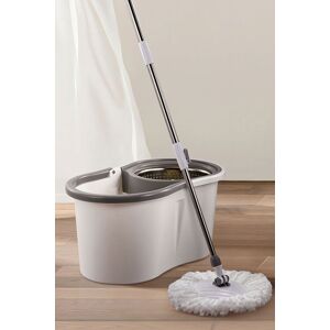 H&O Direct Spin Mop & Bucket Set for Cleaning in Grey Grey H&O Direct Spin Mop & Bucket Set for Cleaning in Grey Grey