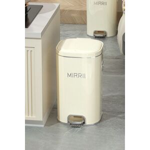 Living and Home 8/10/15/20L Pedal Rubbish Bin Dustbin Hand-press Trash Can with Lid in Cream Size: Large Cream L Living and Home 8/10/15/20L Pedal Rubbish Bin Dustbin Hand-press Trash Can with Lid in Cream Size: Large Cream L
