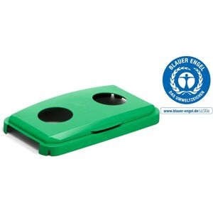 Durable 60L Hinged Bin Lid Green - Two Holes for Cans/Bottles - Durabin Size: 1 Pack Green 1 Pack Durable 60L Hinged Bin Lid Green - Two Holes for Cans/Bottles - Durabin Size: 1 Pack Green 1 Pack