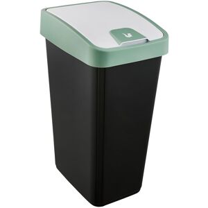 Keeeper Premium Waste Bin with Flip Lid 45 Litre in Green Green Keeeper Premium Waste Bin with Flip Lid 45 Litre in Green Green