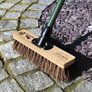 Charles Bentley Charnwood 12" Bassine Broom Garden Maintenance Wood in Natural Natural Charles Bentley Charnwood 12" Bassine Broom Garden Maintenance Wood in Natural Natural