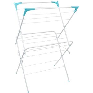 JVL Free Standing 2 Tier Clothes Drying Airer, White Size: 1 Pack White 1 Pack JVL Free Standing 2 Tier Clothes Drying Airer, White Size: 1 Pack White 1 Pack