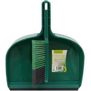 JVL Outdoor Large Dustpan & Brush - Green Size: 1 Pack Green 1 Pack JVL Outdoor Large Dustpan & Brush - Green Size: 1 Pack Green 1 Pack
