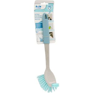 JVL Pro Clean Anti-Bacteria Dish Brush with Extra Bristles in Blue Size: 1 Pack Blue 1 Pack JVL Pro Clean Anti-Bacteria Dish Brush with Extra Bristles in Blue Size: 1 Pack Blue 1 Pack