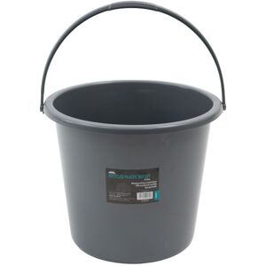 JVL 10 Litre Round Recycled Plastic Bucket, Grey Size: 1 Pack Grey 1 Pack JVL 10 Litre Round Recycled Plastic Bucket, Grey Size: 1 Pack Grey 1 Pack