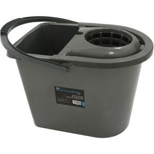 JVL 15 Litre Recycled Plastic Mop Bucket, Grey Size: 1 Pack Grey 1 Pack JVL 15 Litre Recycled Plastic Mop Bucket, Grey Size: 1 Pack Grey 1 Pack