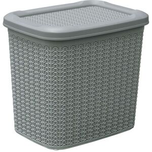 JVL Loop 10L Storage Basket in Grey Size: Medium Grey M JVL Loop 10L Storage Basket in Grey Size: Medium Grey M