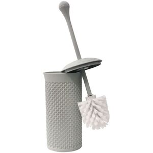 JVL Droplette Toilet Brush Set - Ice Grey in Light Grey Light Grey JVL Droplette Toilet Brush Set - Ice Grey in Light Grey Light Grey