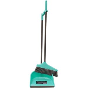 JVL Long Handle Dustpan & Bristle Brush Set in Turquoise Size: 1 Pack Turquoise 1 Pack JVL Long Handle Dustpan & Bristle Brush Set in Turquoise Size: 1 Pack Turquoise 1 Pack