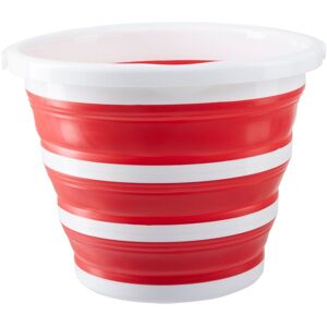 Orsina Green White Collapsible Bucket, Compact Tub For Laundry, Portable Folding Basin With Handle, Wash Bucket in Red Red Orsina Green White Collapsible Bucket, Compact Tub For Laundry, Portable Folding Basin With Handle, Wash Bucket in Red Red