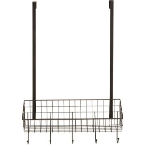 Orsina Smart Design Gold Finish Over The Door Hanger, Versatile Storage Over Door Hooks, Sturdy Hanging Hooks in Black Black Orsina Smart Design Gold Finish Over The Door Hanger, Versatile Storage Over Door Hooks, Sturdy Hanging Hooks in Black Black