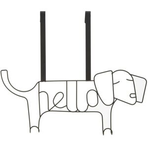 Orsina Stylish Design Gold Finish Sausage Dog Hanger, Versatile Storage Over Door Hooks, Sturdy Hanging Hooks in Black Black Orsina Stylish Design Gold Finish Sausage Dog Hanger, Versatile Storage Over Door Hooks, Sturdy Hanging Hooks in Black Black