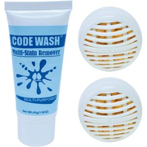 mysmartbuy Set of 2 Wash It Laundry Balls & Multipurpose Stain Remover - Use For Up To 100 Washes in White White mysmartbuy Set of 2 Wash It Laundry Balls & Multipurpose Stain Remover - Use For Up To 100 Washes in White White
