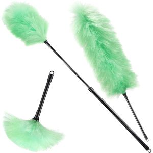 mysmartbuy 3 x Green Electrostatic Duster Mops - Long Handle Extendable Synthetic Feather Dusters - Home Cleaning Tools Green mysmartbuy 3 x Green Electrostatic Duster Mops - Long Handle Extendable Synthetic Feather Dusters - Home Cleaning Tools Green