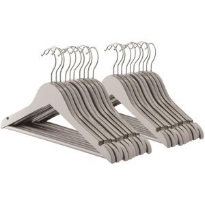 Harbour Housewares 20x Strong Children's Coat Hangers with 360 Degree Rotatory Hook in Grey Size: 20 Pack Grey 20 Pack Harbour Housewares 20x Strong Children's Coat Hangers with 360 Degree Rotatory Hook in Grey Size: 20 Pack Grey 20 Pack