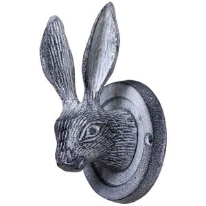 Melody Maison Grey Hare Head Coat Hook 8.5cm X 13cm in Dark Grey Size: 8.5 cm X 13 cm Dark Grey 8.5 cm X 13 cm Melody Maison Grey Hare Head Coat Hook 8.5cm X 13cm in Dark Grey Size: 8.5 cm X 13 cm Dark Grey 8.5 cm X 13 cm