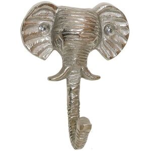 Melody Maison Set Of 3 Silver Elephant Head Wall Hooks in Metallic Silver Metallic Silver Melody Maison Set Of 3 Silver Elephant Head Wall Hooks in Metallic Silver Metallic Silver