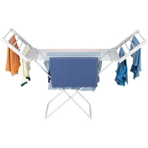 Homefront Electric Clothes Airer Dryer Heated Indoor Horse Foldable Rack 220W in Off-White Off-White Homefront Electric Clothes Airer Dryer Heated Indoor Horse Foldable Rack 220W in Off-White Off-White