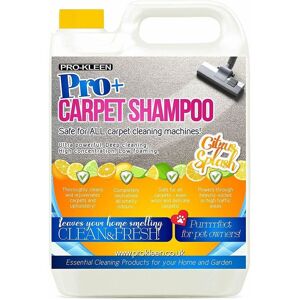 ProKleen Carpet Cleaning Shampoo Odour Remover Citrus Splash Fragrance 1 x 5L in White White ProKleen Carpet Cleaning Shampoo Odour Remover Citrus Splash Fragrance 1 x 5L in White White