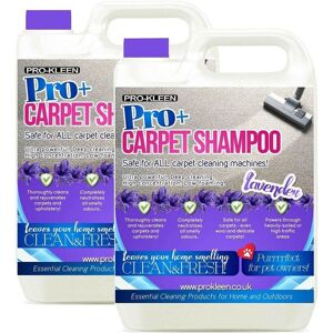 ProKleen Carpet Cleaning Shampoo Odour Remover Lavender Fragrance 2 x 5L in White White ProKleen Carpet Cleaning Shampoo Odour Remover Lavender Fragrance 2 x 5L in White White