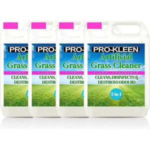 ProKleen Artificial Grass Cleaner Disinfectant 4 x 5L Floral Fragrance in Clear Clear ProKleen Artificial Grass Cleaner Disinfectant 4 x 5L Floral Fragrance in Clear Clear