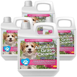 ProKleen Artificial Grass Cleaner Disinfectant 4 x 1L Floral Fragrance in Clear Clear ProKleen Artificial Grass Cleaner Disinfectant 4 x 1L Floral Fragrance in Clear Clear