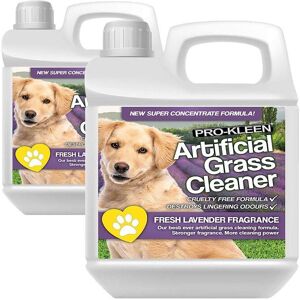 ProKleen Artificial Grass Cleaner Disinfectant 2 x 1L Lavender Fragrance in Clear Clear ProKleen Artificial Grass Cleaner Disinfectant 2 x 1L Lavender Fragrance in Clear Clear