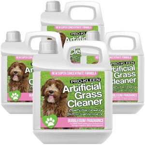 ProKleen Artificial Grass Cleaner Disinfectant 4 x 1L Bubblegum Fragrance in Clear Clear ProKleen Artificial Grass Cleaner Disinfectant 4 x 1L Bubblegum Fragrance in Clear Clear