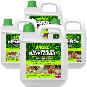 ProKleen ProBio Artificial Grass Cleaner Enzyme Based Deodoriser 4L in Clear Clear ProKleen ProBio Artificial Grass Cleaner Enzyme Based Deodoriser 4L in Clear Clear