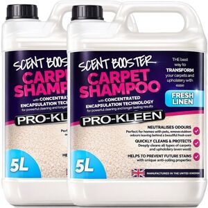 ProKleen Scent Booster Carpet Shampoo 10L Fresh Linen with Encapsulated Technology in Clear Clear ProKleen Scent Booster Carpet Shampoo 10L Fresh Linen with Encapsulated Technology in Clear Clear
