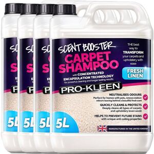 ProKleen Scent Booster Carpet Shampoo 20L Fresh Linen with Encapsulated Technology in Clear Clear ProKleen Scent Booster Carpet Shampoo 20L Fresh Linen with Encapsulated Technology in Clear Clear
