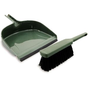 Libbi Lou Large Dustpan & Brush Set in Dark Green Dark Green Libbi Lou Large Dustpan & Brush Set in Dark Green Dark Green
