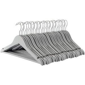 Harbour Housewares Wooden Children's Coat Hangers - Pack of 30 in Grey Grey Harbour Housewares Wooden Children's Coat Hangers - Pack of 30 in Grey Grey