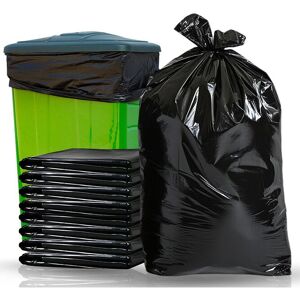 Neel Blue Large Waste Bin Bags Heavy Duty Polythene in Black Black Neel Blue Large Waste Bin Bags Heavy Duty Polythene in Black Black