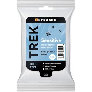 Pyramid Travel Products Pyramid Trek Sensitive Repellent Wipes in White White Pyramid Travel Products Pyramid Trek Sensitive Repellent Wipes in White White