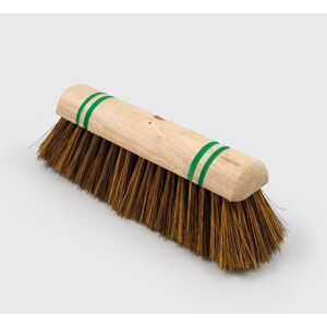 Universal Textiles Head Only 12" Synthetic Natural Coco Sweeping Broom Threaded Green Stripe Multicolor Universal Textiles Head Only 12" Synthetic Natural Coco Sweeping Broom Threaded Green Stripe Multicolor
