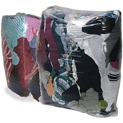 Pegdev 20kg Cleaning Cloths for Dust, Oil, & Industrial Use Multicolor Pegdev 20kg Cleaning Cloths for Dust, Oil, & Industrial Use Multicolor