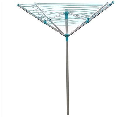 JVL Aluminium Rotary Airer 50M 4 Arm - Clothes Dryer JVL Aluminium Rotary Airer 50M 4 Arm - Clothes Dryer