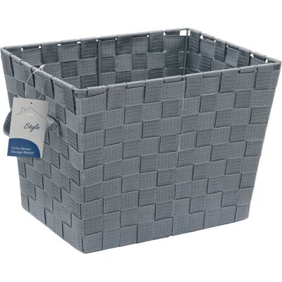 JVL Vichy Rectangular Nylon Storage Basket - Storage Basket JVL Vichy Rectangular Nylon Storage Basket - Storage Basket