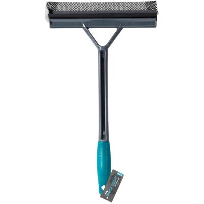 JVL Car Care Cleaning Range Window Squeegee with Sponge in Blue Size: 1 Pack Blue 1 Pack JVL Car Care Cleaning Range Window Squeegee with Sponge in Blue Size: 1 Pack Blue 1 Pack