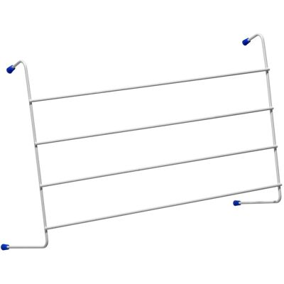 Orsina Set of 2 White Radiator Airers, 4 Bar Radiator Clothes Dryer, Over Radiator Drying Rack For Compact Laundry White Orsina Set of 2 White Radiator Airers, 4 Bar Radiator Clothes Dryer, Over Radiator Drying Rack For Compact Laundry White