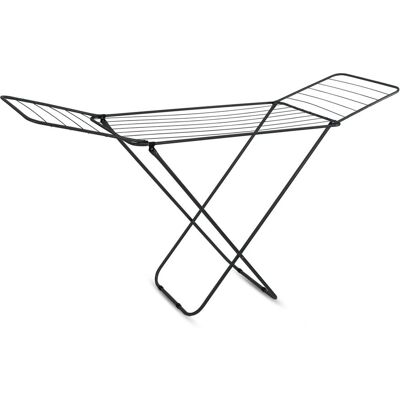 Libbi Lou Large Foldable Clothes Airer Drying Rack 181cm in Metallic Silver Metallic Silver Libbi Lou Large Foldable Clothes Airer Drying Rack 181cm in Metallic Silver Metallic Silver