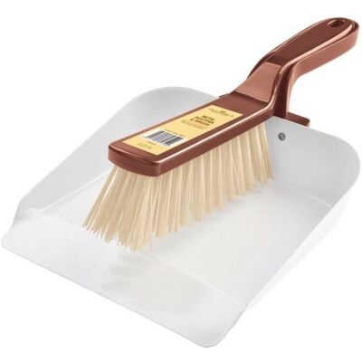 Pertemba Metal Dustpan and Brush Set - Home Groundsman Pertemba Metal Dustpan and Brush Set - Home Groundsman