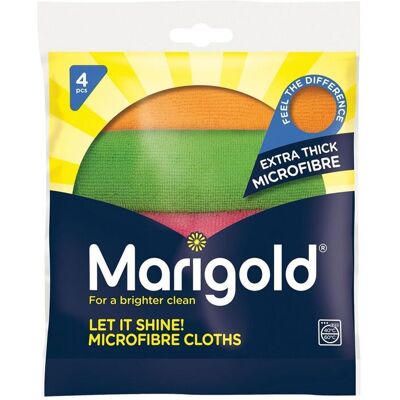 Marigold Let It Shine Microfibre Cloths X 4 Multicolor Marigold Let It Shine Microfibre Cloths X 4 Multicolor