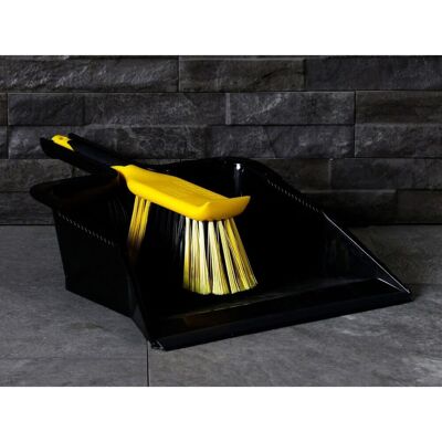 Bulldozer Heavy-duty Dustpan & Brush Set Multicolor Bulldozer Heavy-duty Dustpan & Brush Set Multicolor