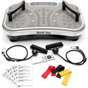 Bodi-Tek Vibration Plate Exerciser Pro in Silver Silver Bodi-Tek Vibration Plate Exerciser Pro in Silver Silver