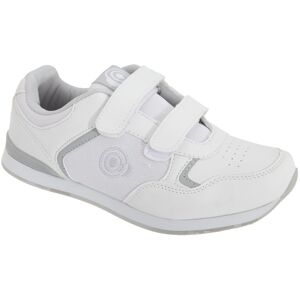 Dek Women's Lady Skipper Touch Fastening Trainer-Style Bowling Shoes in Off-White Size: 4 Off-White 4 Dek Women's Lady Skipper Touch Fastening Trainer-Style Bowling Shoes in Off-White Size: 4 Off-White 4