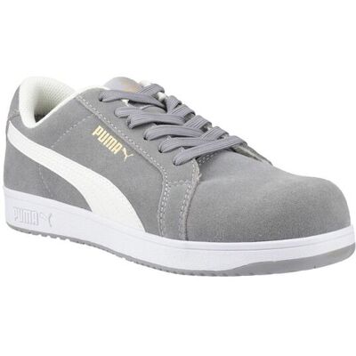 Puma Safety Iconic Low Safety Shoes in Grey Size: 10 Grey 10 Puma Safety Iconic Low Safety Shoes in Grey Size: 10 Grey 10