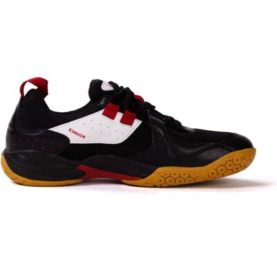 QUIVE Men's Bounce Badminton Tennis & Squash Court Shoes in Black Size: 7 Black 7 QUIVE Men's Bounce Badminton Tennis & Squash Court Shoes in Black Size: 7 Black 7
